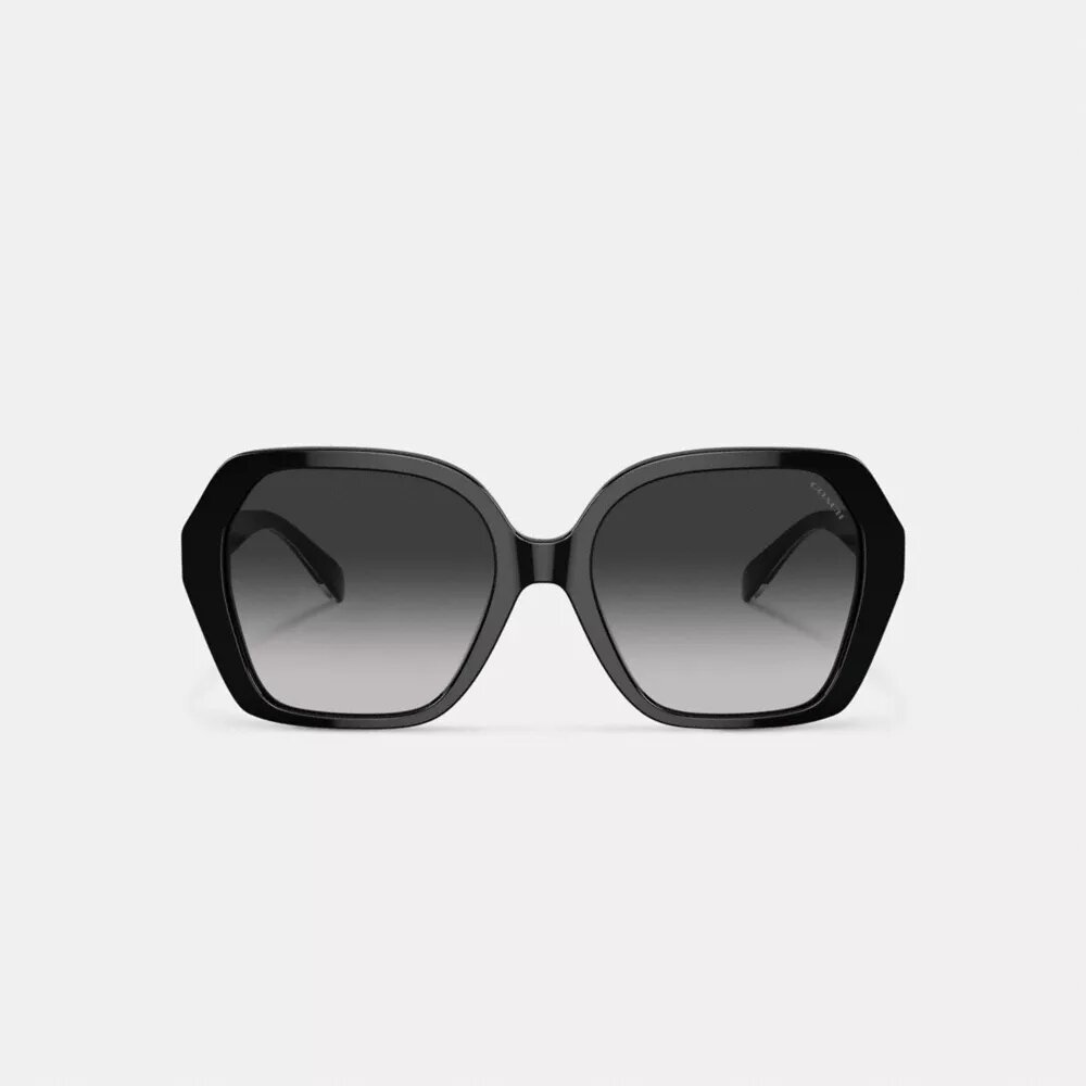 Charakteristische geometrische quadratische Sonnenbrille im Ombra-Stil