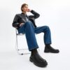 Chelsea-Boots mit Signature Canvas