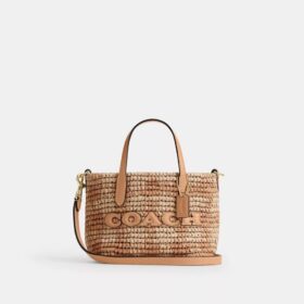 City Mini-Shopper mit Gingham-Muster