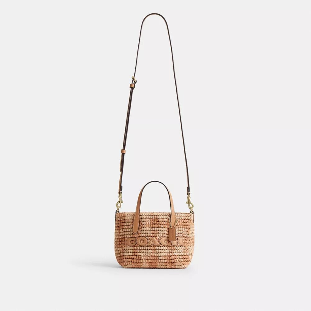 City Mini-Shopper mit Gingham-Muster