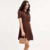 City Mini-Shopper mit Gingham-Muster