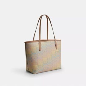 City-Tote-Bag aus „Rainbow Signature Canvas“
