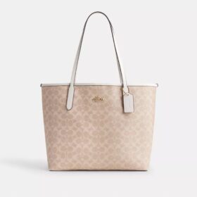 City-Tote-Bag aus Signature Canvas