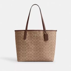 City-Tote-Bag aus Signature Canvas