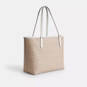 City-Tote-Bag aus Signature Canvas