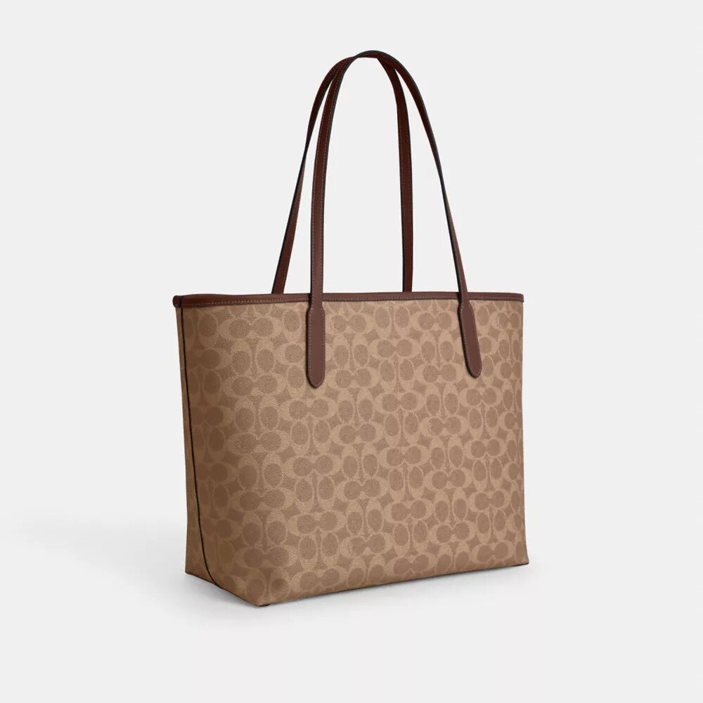 City-Tote-Bag aus Signature Canvas