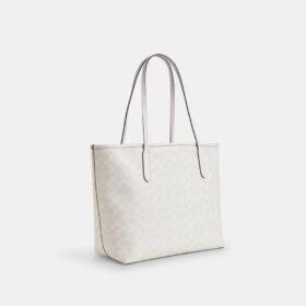 City-Tote-Bag aus Signature Canvas