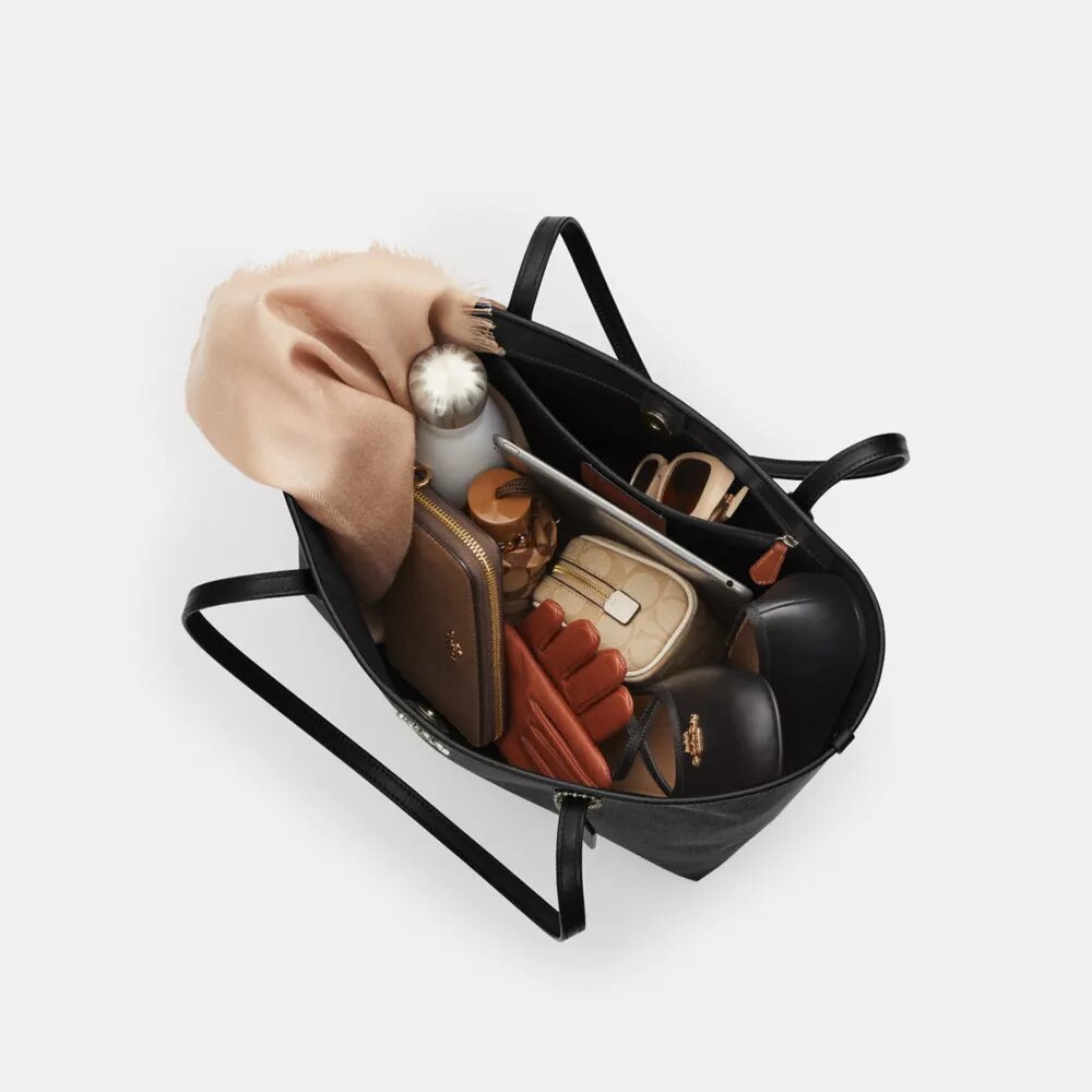 City-Tote-Bag aus Signature Canvas