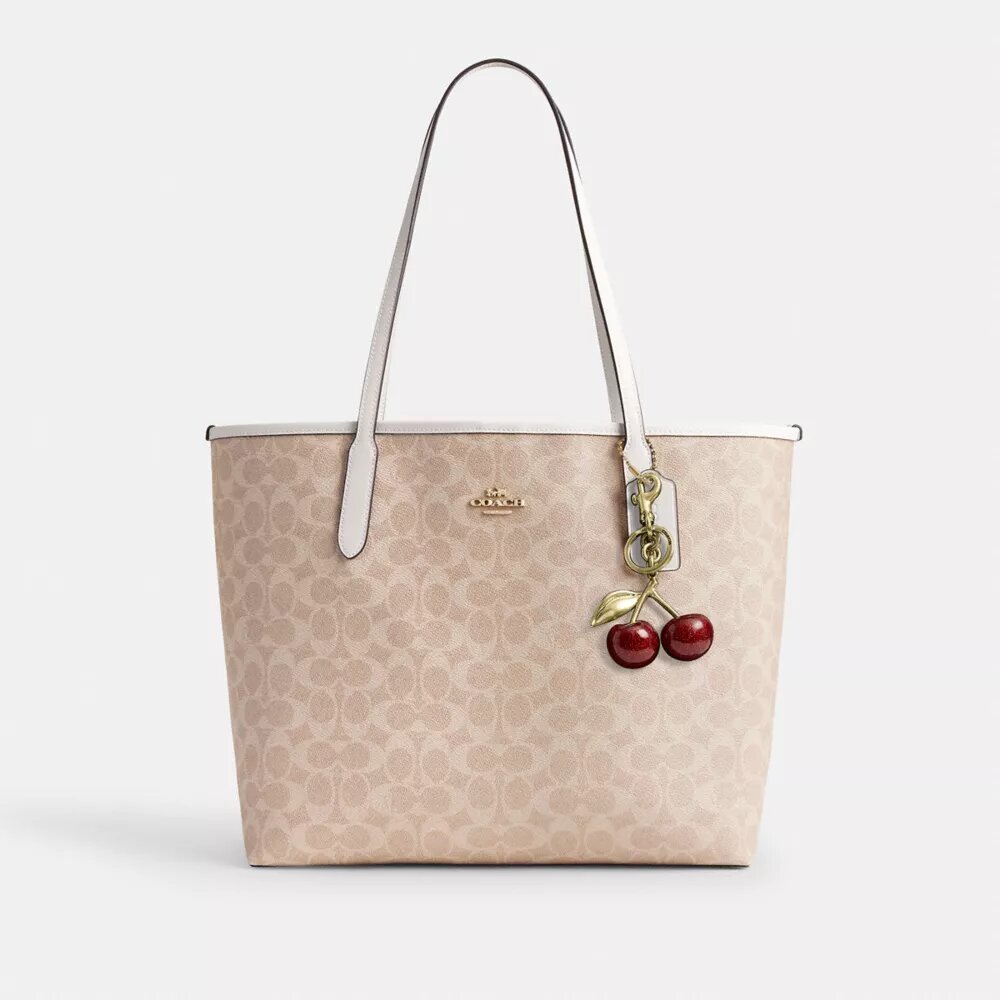 City-Tote-Bag aus Signature Canvas