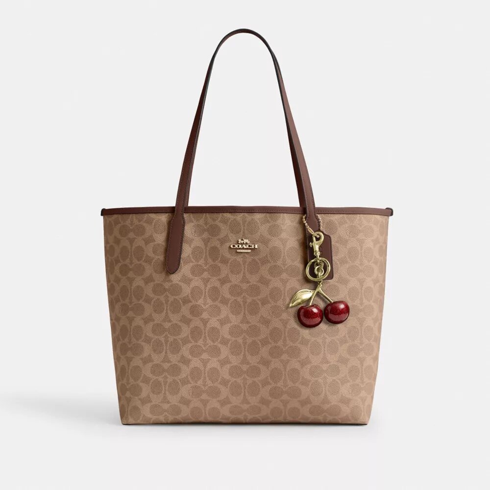 City-Tote-Bag aus Signature Canvas