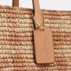 City-Tote-Bag mit Gingham-Muster