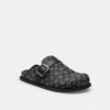 Clogs mit Schnalle aus unserem charakteristischen Jacquard