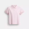 Coach Script Shrunken Poloshirt aus Bio-Baumwolle