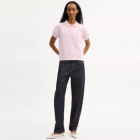 Coach Script Shrunken Poloshirt aus Bio-Baumwolle