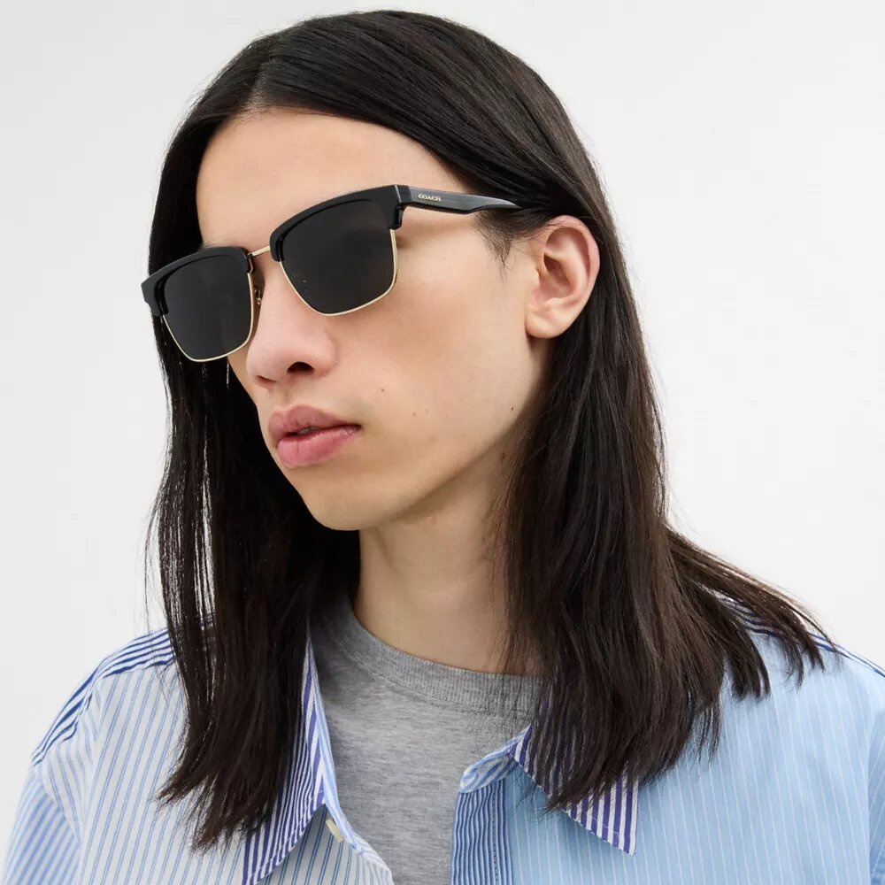Coach Sonnenbrille mit quadratischen Gläsern