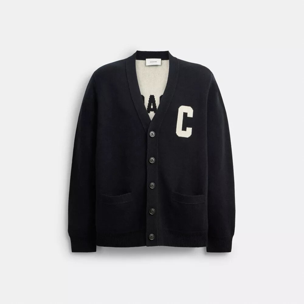 Coach-Strickjacke