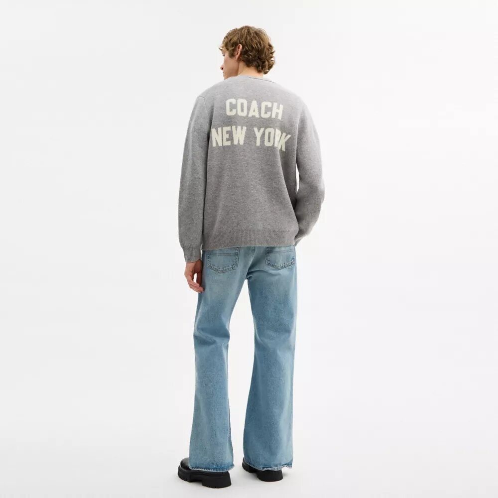 Coach-Strickjacke