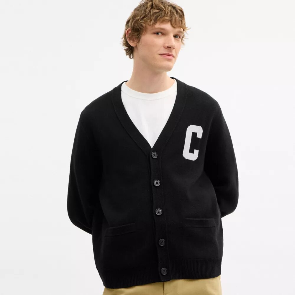 Coach-Strickjacke