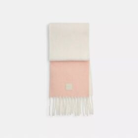 Colorblock-Schal mit Gummieinsatz