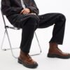 Combat-Boots aus charakteristischem Leder