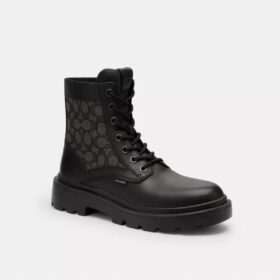 Combat-Boots mit charakteristischem Jacquard