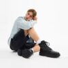 Combat-Boots mit charakteristischem Jacquard