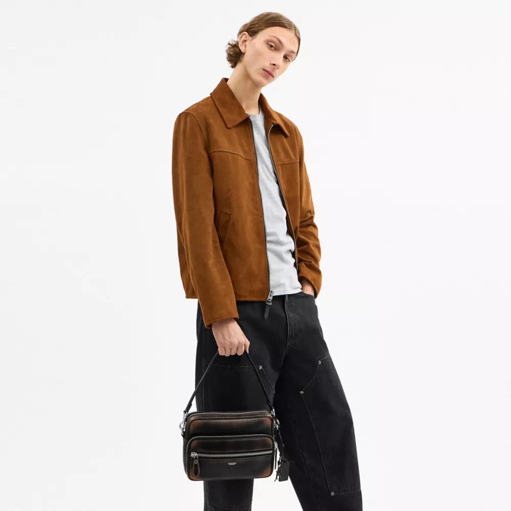 Dakota-Umhängetasche aus Used-Leder