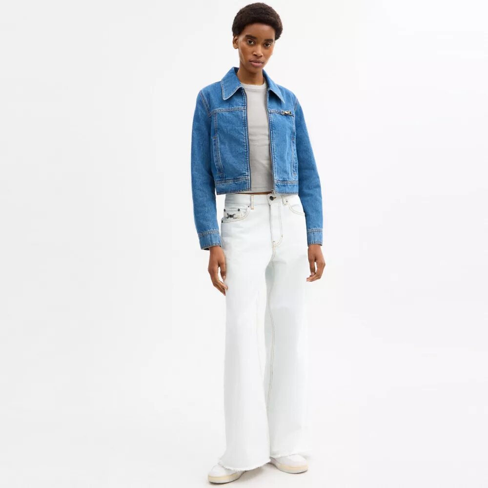 Denim-Arbeitshose aus Bio-Baumwolle