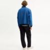 Denim-Varsity-Jacke aus Bio-Baumwolle