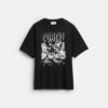 „Dinosaur City“ Relaxed-T-Shirt aus Bio-Baumwolle