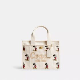 Disney X Coach Cargo-Tote-Bag 26 mit Mickey Mouse aus regenerativem Baumwoll-Canvas