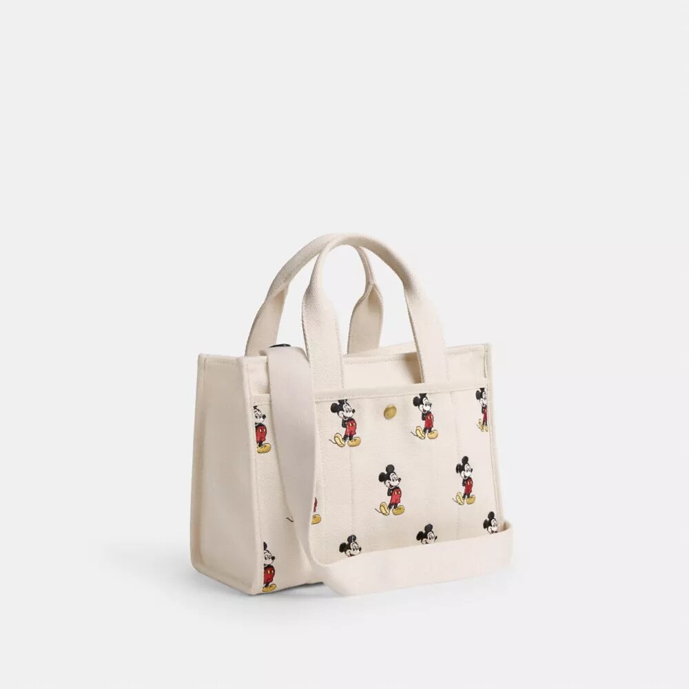 Disney X Coach Cargo-Tote-Bag 26 mit Mickey Mouse aus regenerativem Baumwoll-Canvas