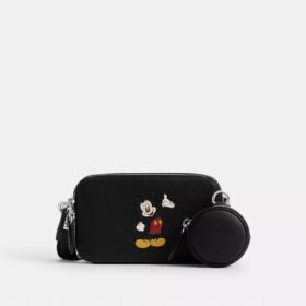 Disney X Coach „Charter“ Slim-Umhängetasche mit Mickey Mouse