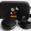 Disney X Coach „Charter“ Slim-Umhängetasche mit Mickey Mouse