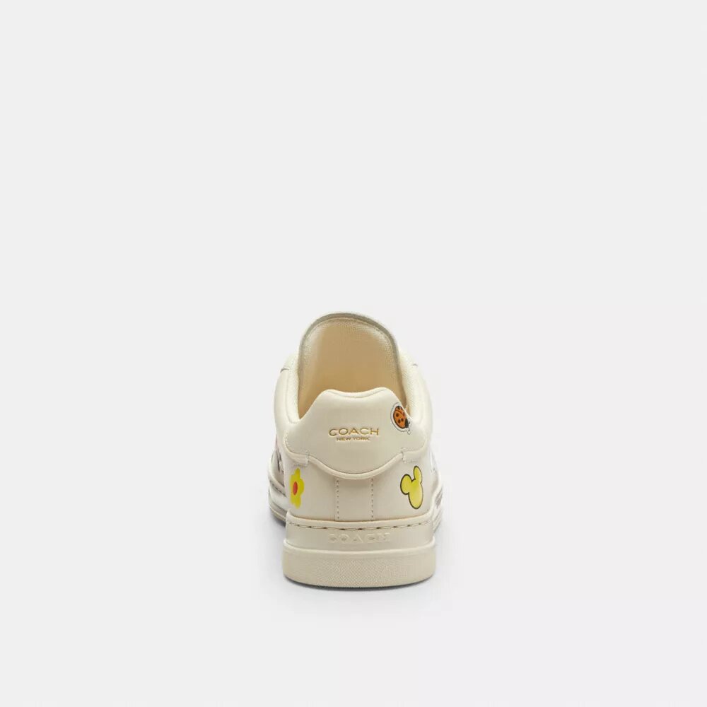Disney X Coach High-Top-Sneaker mit Aufkleber-Print