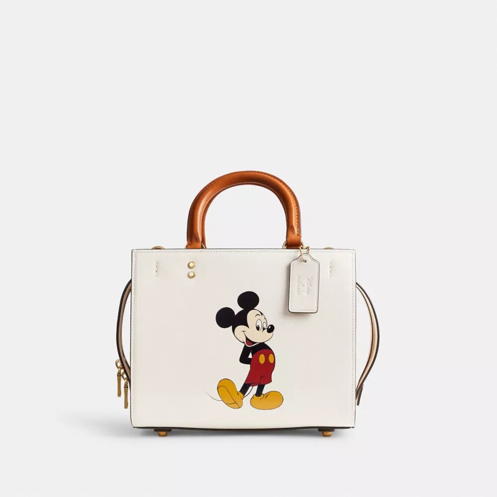 Disney X Coach Rogue-Taschen 25 mit Mickey Mouse