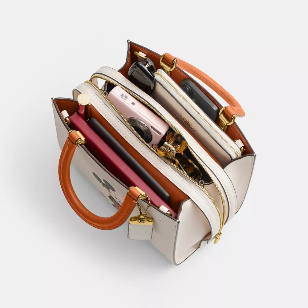 Disney X Coach Rogue-Taschen 25 mit Mickey Mouse