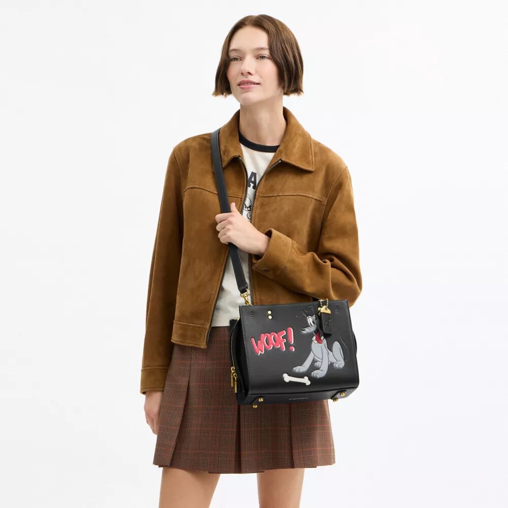Disney X Coach Rogue-Taschen 25 mit Pluto