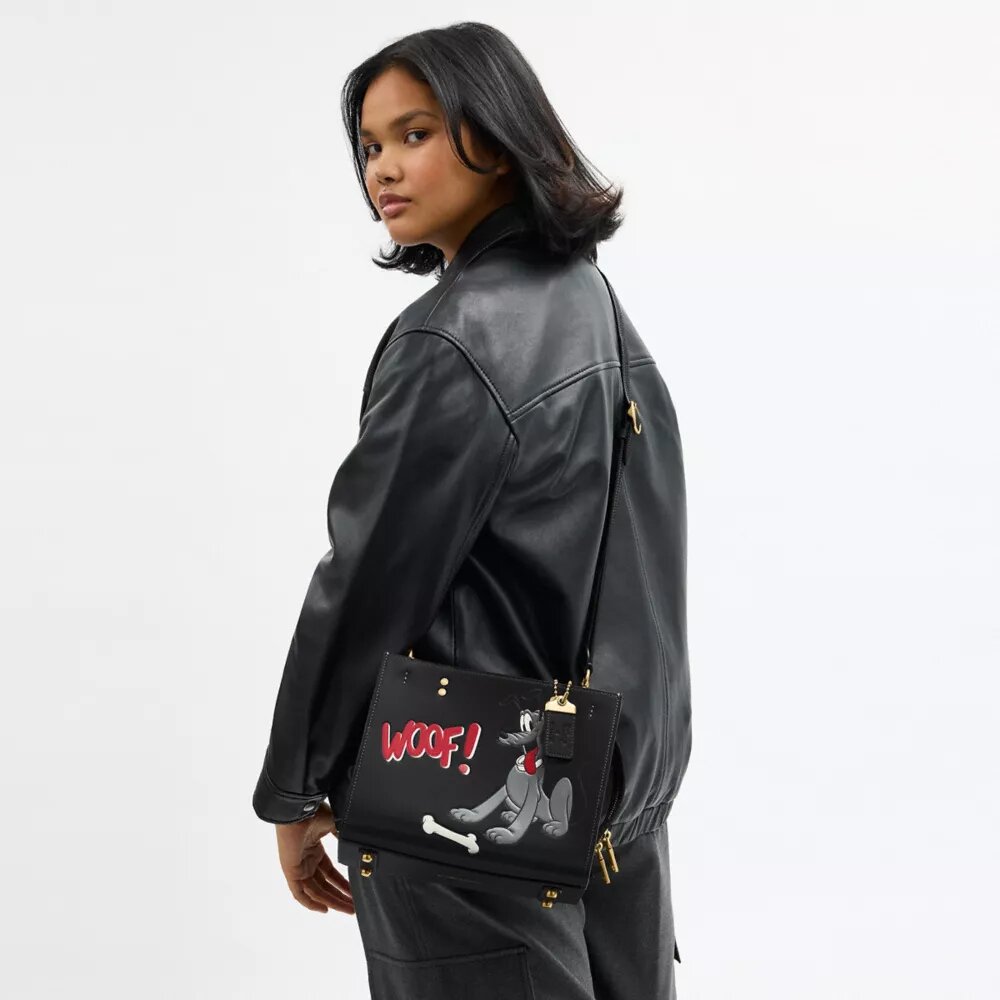 Disney X Coach Rogue-Taschen 25 mit Pluto