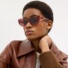 Draht-Cat-Eye-Sonnenbrille