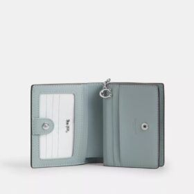 Druckknopf-Geldbörse aus Signature Canvas