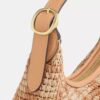 Emily-Schultertasche mit Gingham-Print