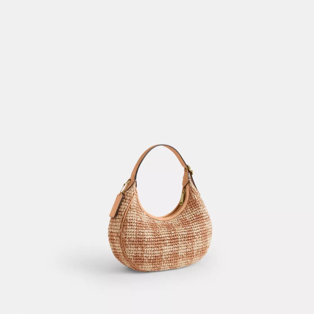 Emily-Schultertasche mit Gingham-Print