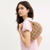 Emily-Schultertasche mit Gingham-Print