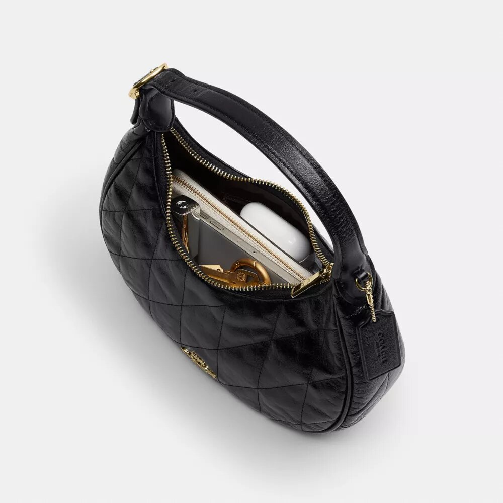 Emily-Schultertasche mit Steppung