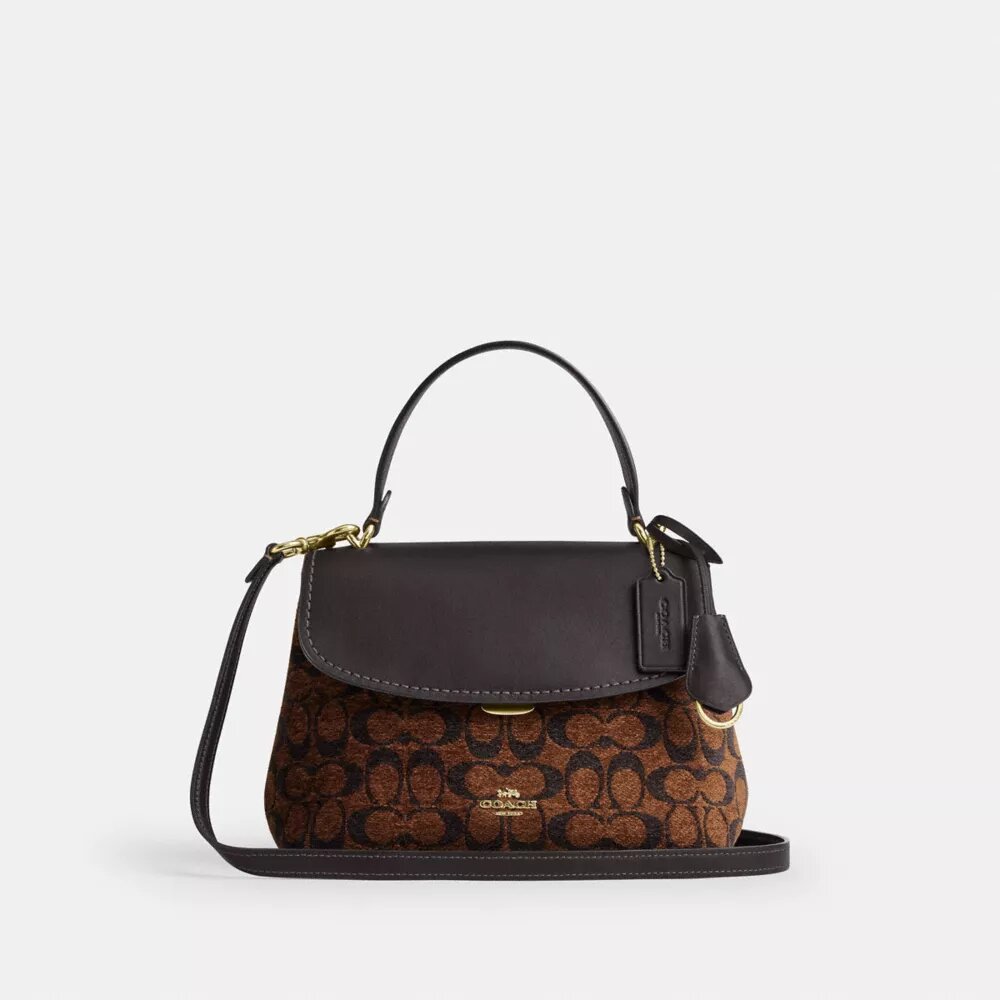 Emory-Tasche mit Tragegriffen aus charakteristischem Chenille