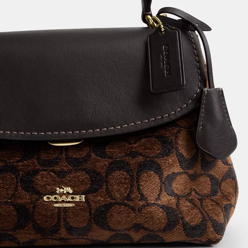 Emory-Tasche mit Tragegriffen aus charakteristischem Chenille