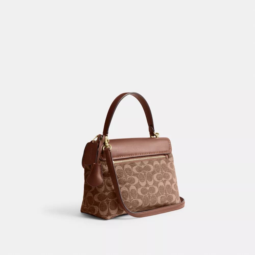 Emory-Tasche mit Tragegriffen aus charakteristischem Chenille
