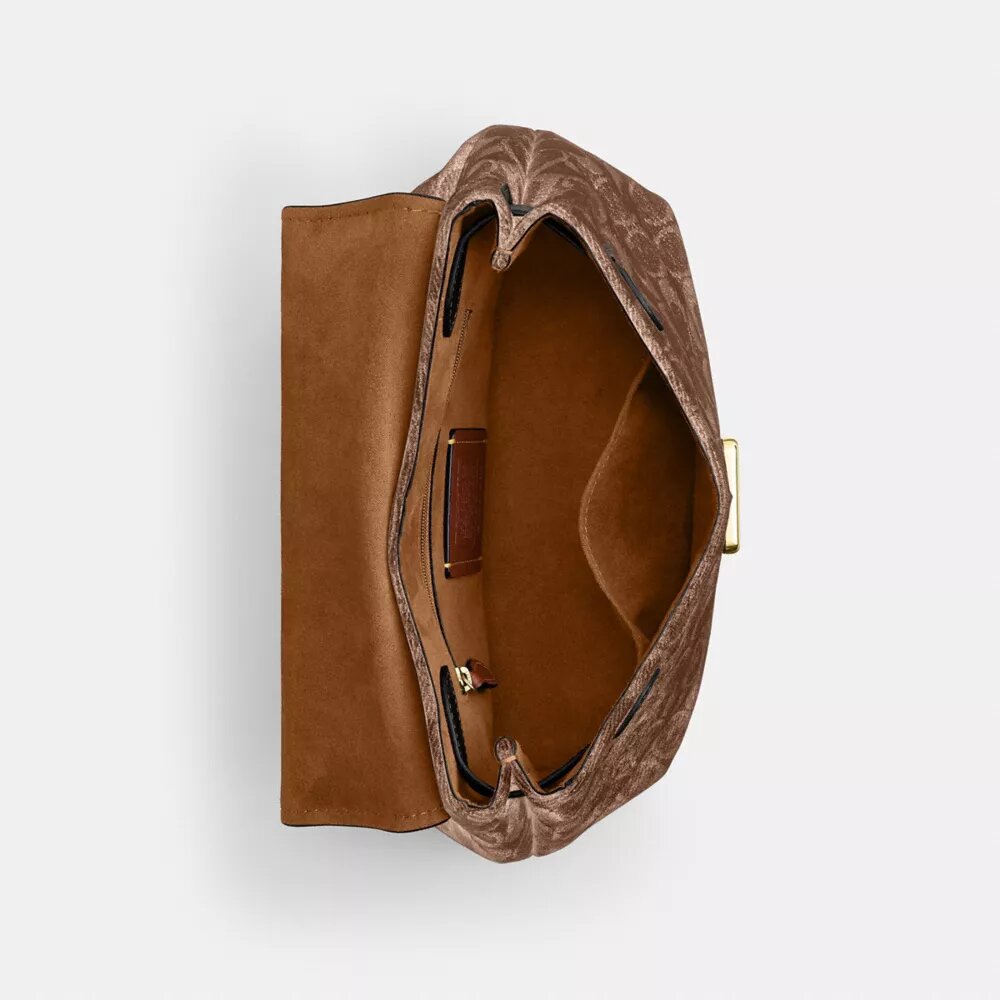 Emory-Tasche mit Tragegriffen aus charakteristischem Chenille