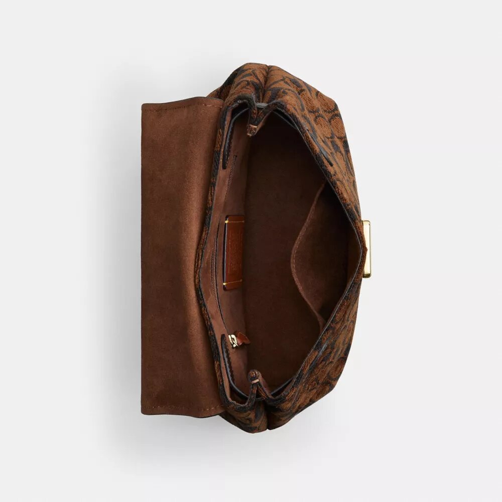 Emory-Tasche mit Tragegriffen aus charakteristischem Chenille